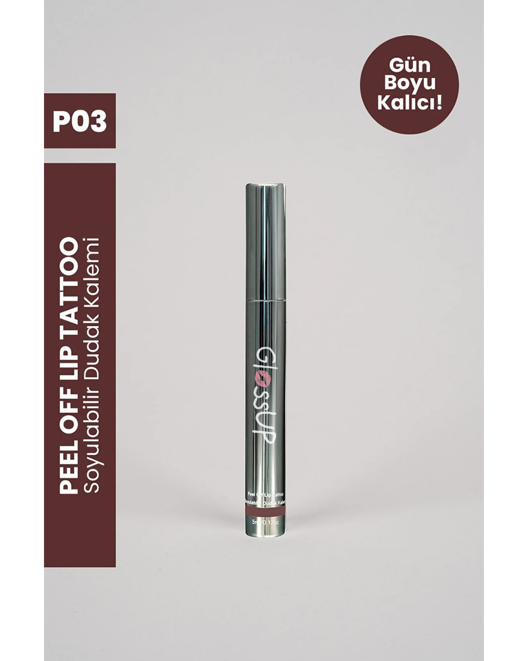 GlossUp-Soyulabilir Dudak Kalemi - Peel-Off Lip Tattoo